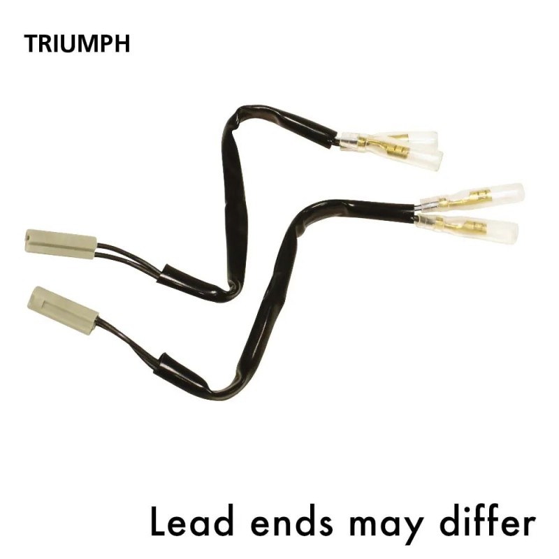 conector oxford para intermitentes especificos triumph negro ox899