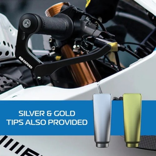 protector de maneta racing en aluminio oxford lever guard pro