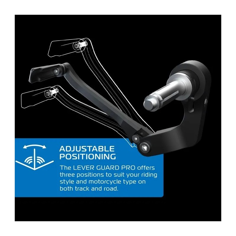 protector de maneta racing en aluminio oxford lever guard pro