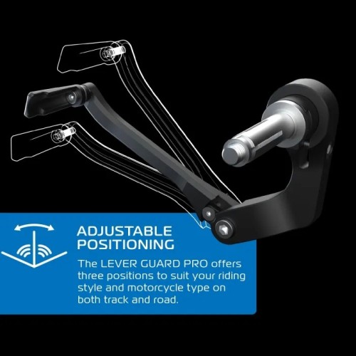 protector de maneta racing en aluminio oxford lever guard pro