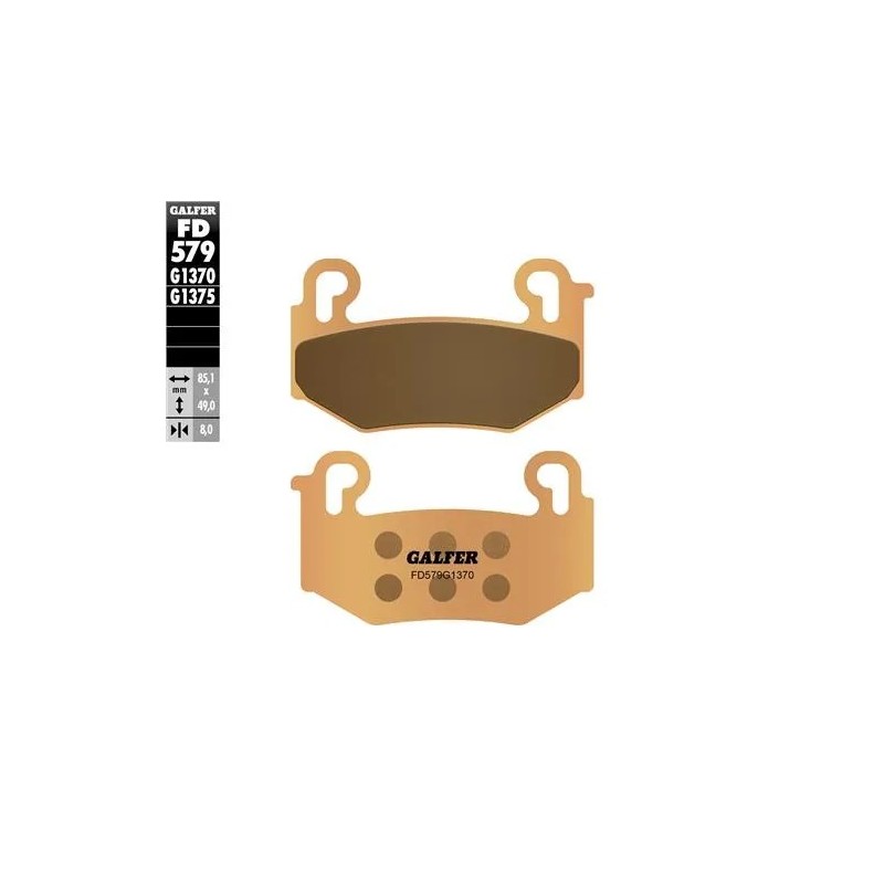 pastillas delanteras bmw r 1300 gs galfer sinterizadas fd579g1370