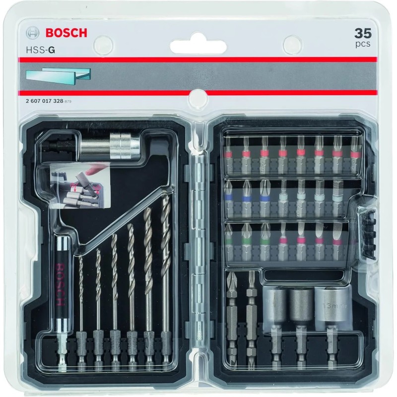 set de puntas de atornillar bosch extra hard 35 piezas 2607017328