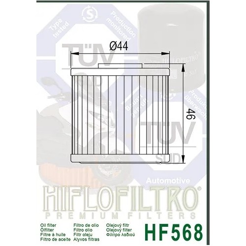 filtro de aceite kymco xciting 400 hiflofiltro hf568