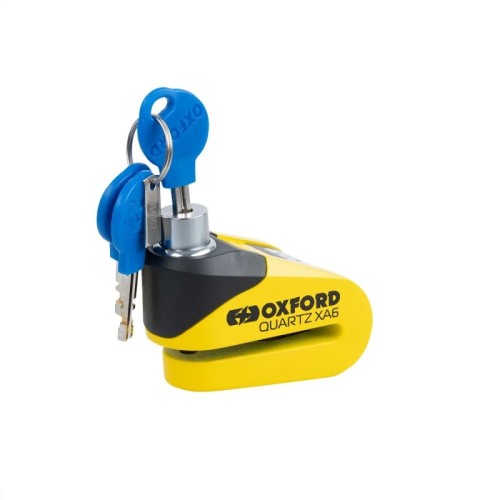 candado de disco con alarma oxford quartz xa6 lk215