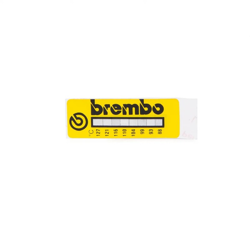 etiquetas de temperatura brembo 88 127 grados