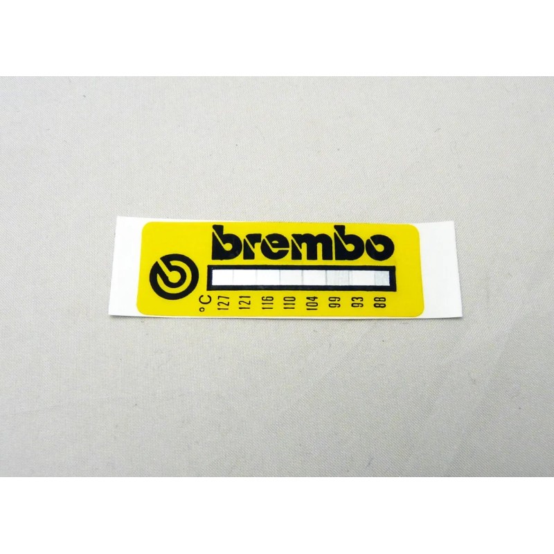 etiquetas de temperatura brembo 88 127 grados