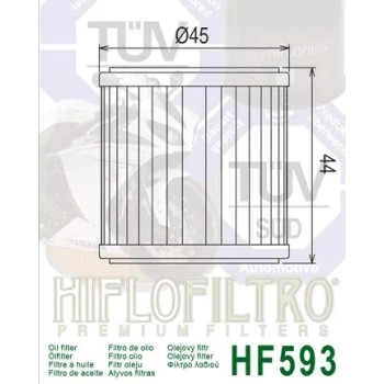filtro de aceite benelli 250 hiflofiltro hf593 2