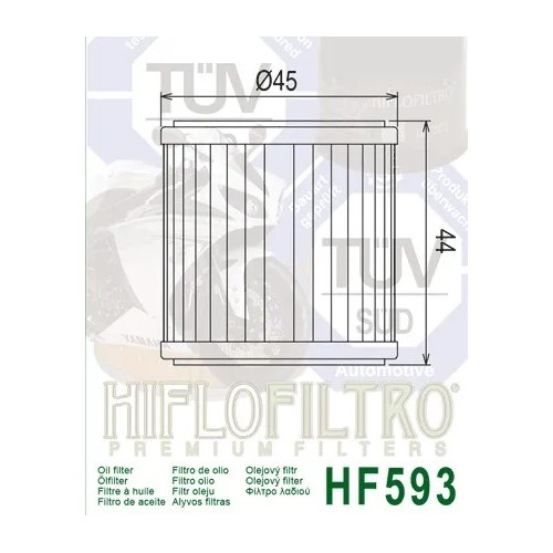 filtro de aceite benelli 250 hiflofiltro hf593