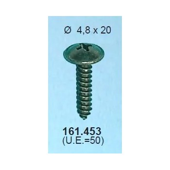 tornillo carroceria 4 8 x 20