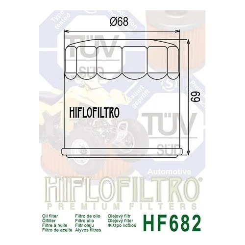 filtro de aceite benelli trk 702 cf moto hf682