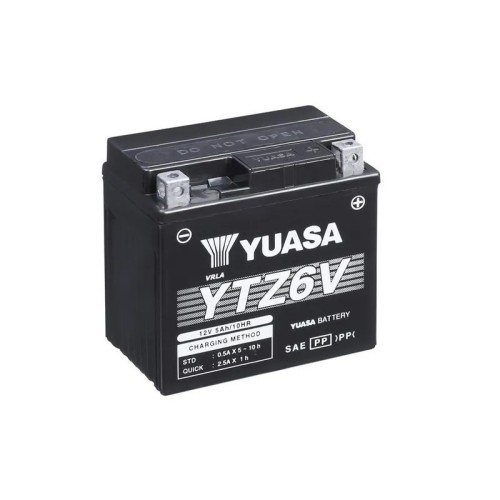 bateria para motocicleta yuasa mf 5 3ah cp ytz6v