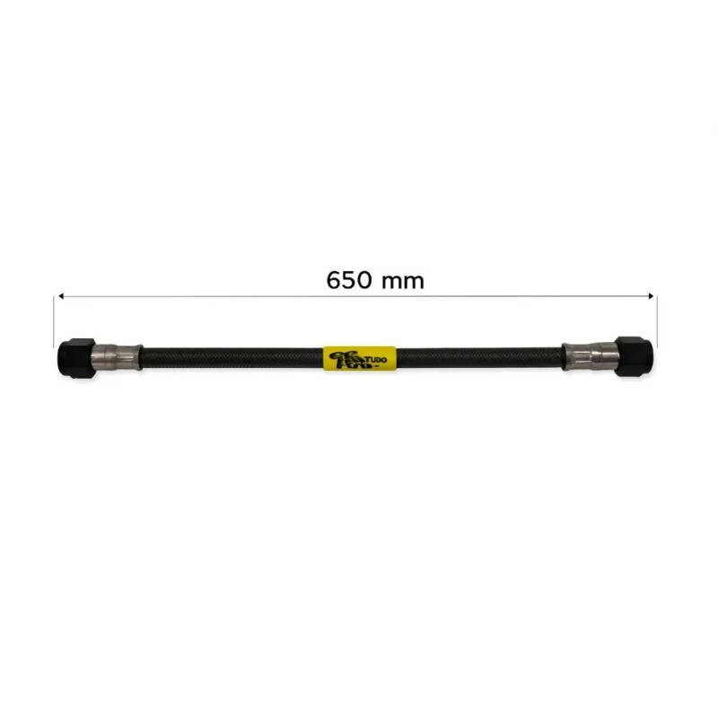 tubo latiguillo carbono 650 mm negro fren tubo a09c0650 linea de freno moto carbotech