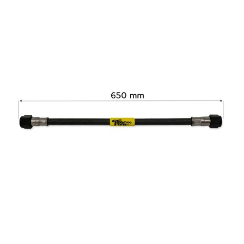 tubo latiguillo carbono 650 mm negro fren tubo a09c0650 linea de freno moto carbotech
