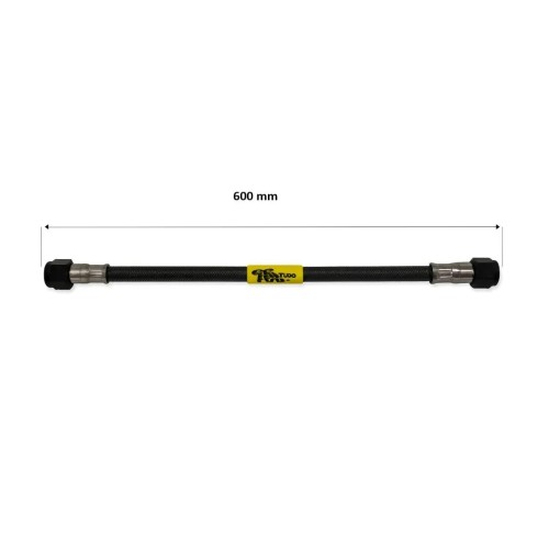 tubo latiguillo carbono 600 mm negro fren tubo a09c0600 linea de freno moto carbotech