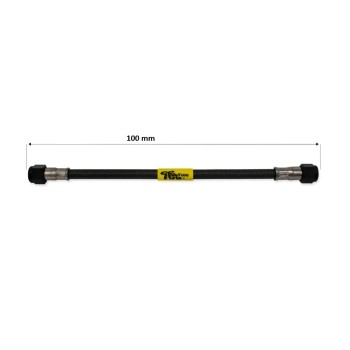 tubo latiguillo carbono 100 mm negro fren tubo a09c0100 linea de freno moto carbotech