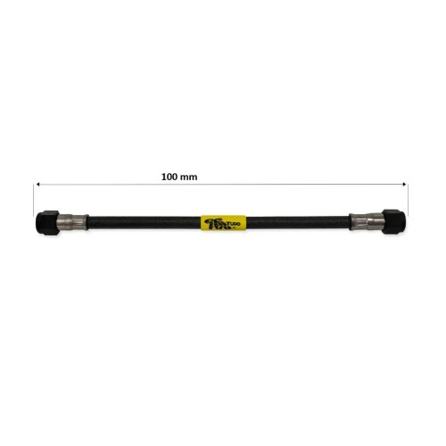 tubo latiguillo carbono 100 mm negro fren tubo a09c0100 linea de freno moto carbotech
