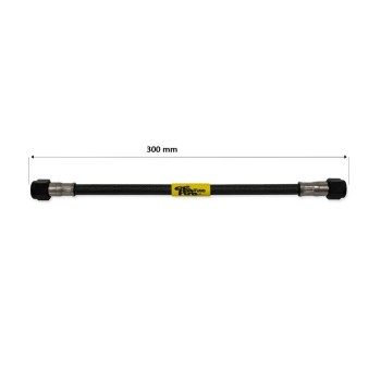 tubo latiguillo carbono 300 mm negro fren tubo a09c0300 linea de freno moto carbotech