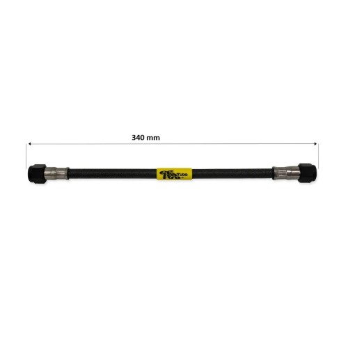 tubo latiguillo carbono 340 mm negro fren tubo a09c0340 linea de freno moto carbotech