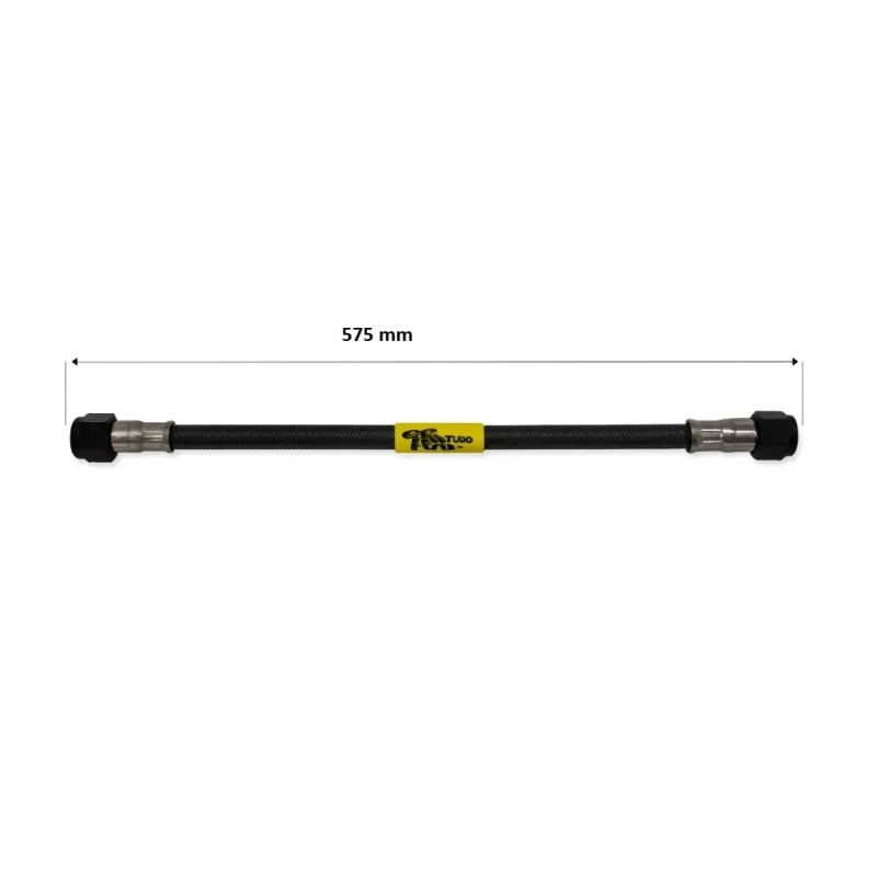 tubo latiguillo carbono 575 mm negro fren tubo a09c0575 linea de freno moto carbotech