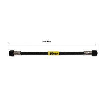 tubo latiguillo carbono 140 mm negro fren tubo a09c0140 linea de freno moto carbotech