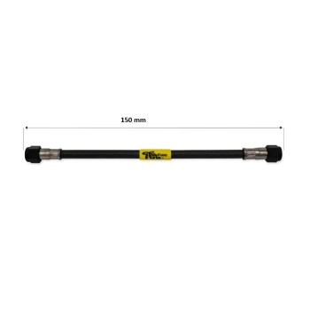 tubo latiguillo carbono 150 mm negro fren tubo a09c0150 linea de freno moto carbotech