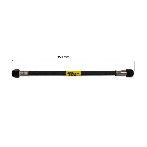 tubo latiguillo carbono 150 mm negro fren tubo a09c0150 linea de freno moto carbotech
