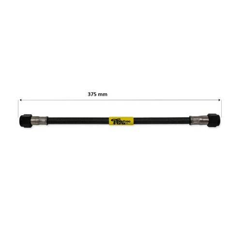 tubo latiguillo carbono 375 mm negro fren tubo a09c0375 linea de freno moto carbotech