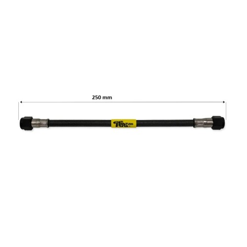 tubo latiguillo carbono 250 mm negro fren tubo a09c0250 linea de freno moto carbotech
