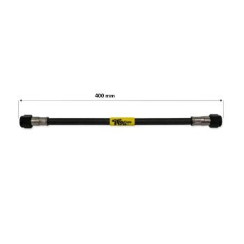 tubo latiguillo carbono 400 mm negro fren tubo a09c0400 linea de freno moto carbotech