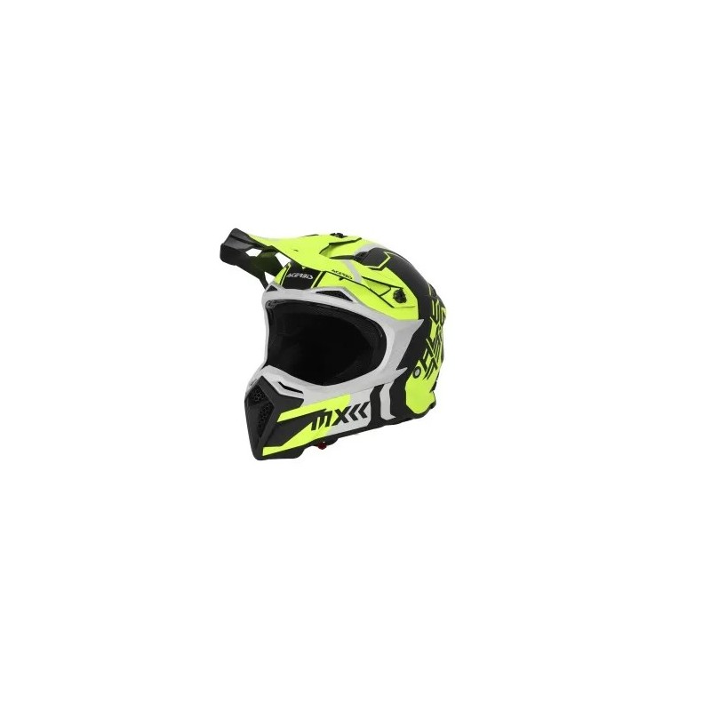 casco acerbis profile 5 negro y amarillo fluor talla xxl 0025274 457