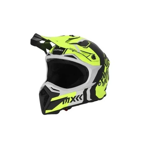casco acerbis profile 5 negro y amarillo fluor talla xxl 0025274 457