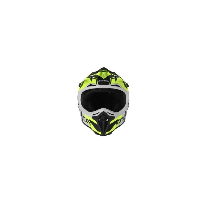 casco acerbis profile 5 negro y amarillo fluor talla xxl 0025274 457