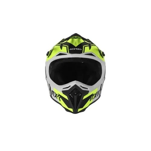 casco acerbis profile 5 negro y amarillo fluor talla xxl 0025274 457