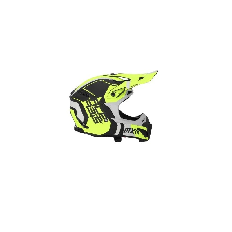casco acerbis profile 5 negro y amarillo fluor talla xxl 0025274 457