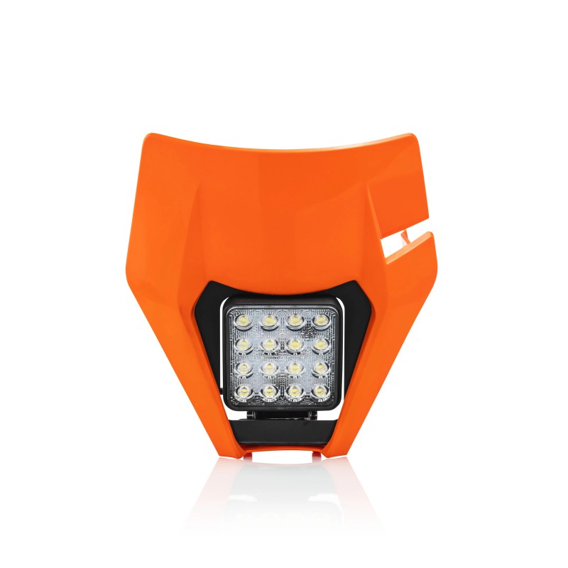 mascara de faro led vsl 48w 16 led para ktm husqvarna 2017 2019 offroad