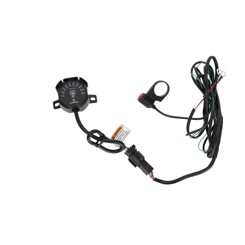tacometro acerbis 0025498 090 con launch control y shift light universal mx endur