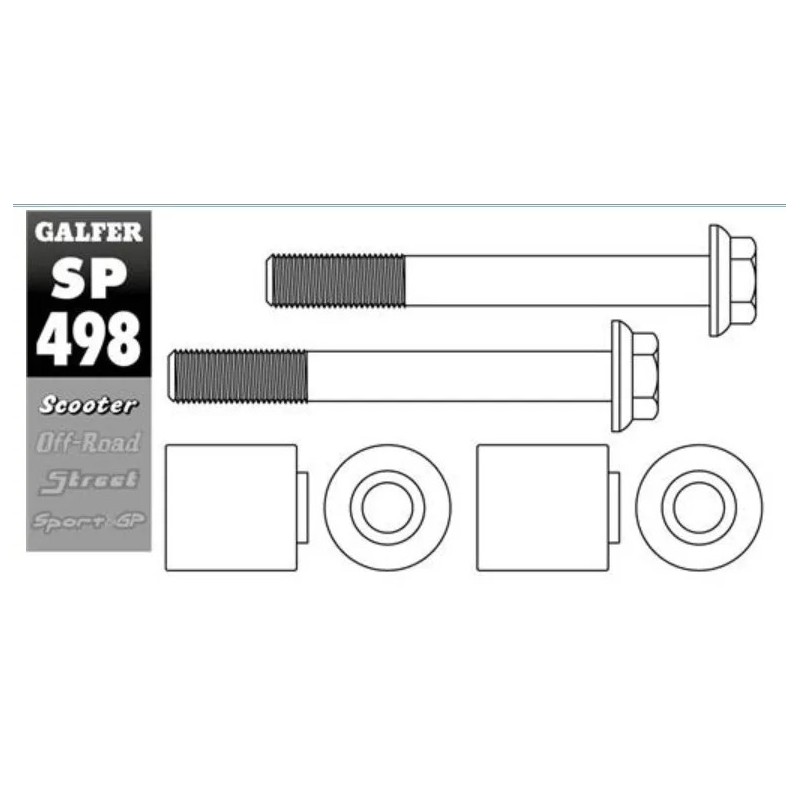kit freno galfer kg4983fs yamaha t max 530 560 wave 320 mm delantero trasero