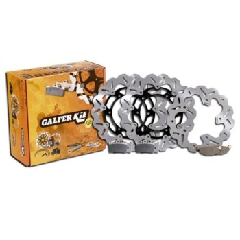 kit freno delantero trasero galfer kg503cf yamaha t max 530 discos wave