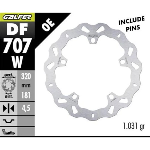 kit de discos oversized para bmw r 1200gs lc
