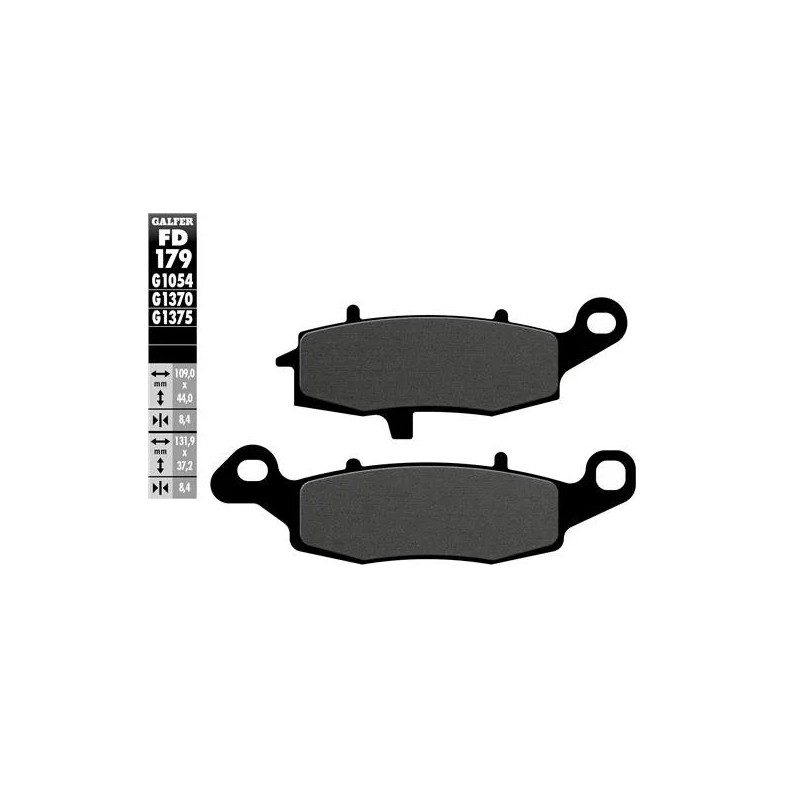pastillas de freno moto galfer semi metal fd174g1054 delantero derecha trasero