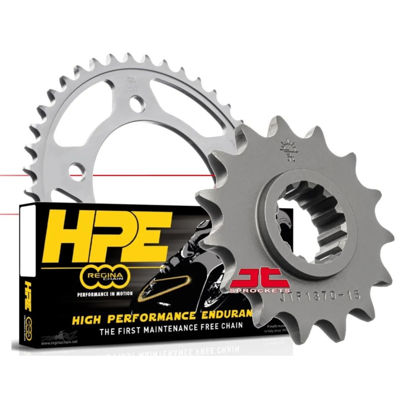 kit de transmision arrastre hpe sin mantenimiento para honda cb650r