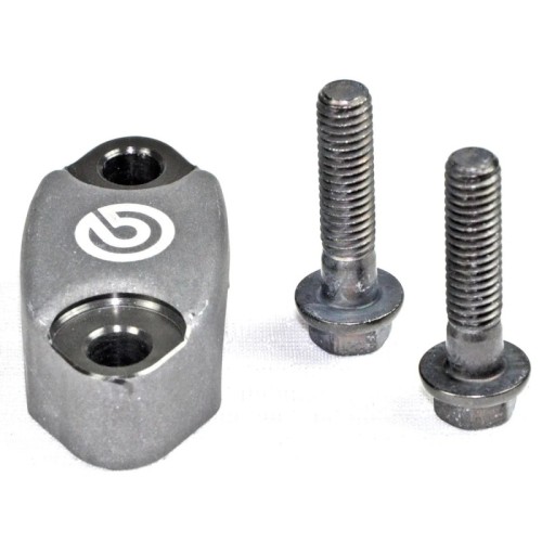 abrazadera cnc brembo para bombas rcs radial logo gris