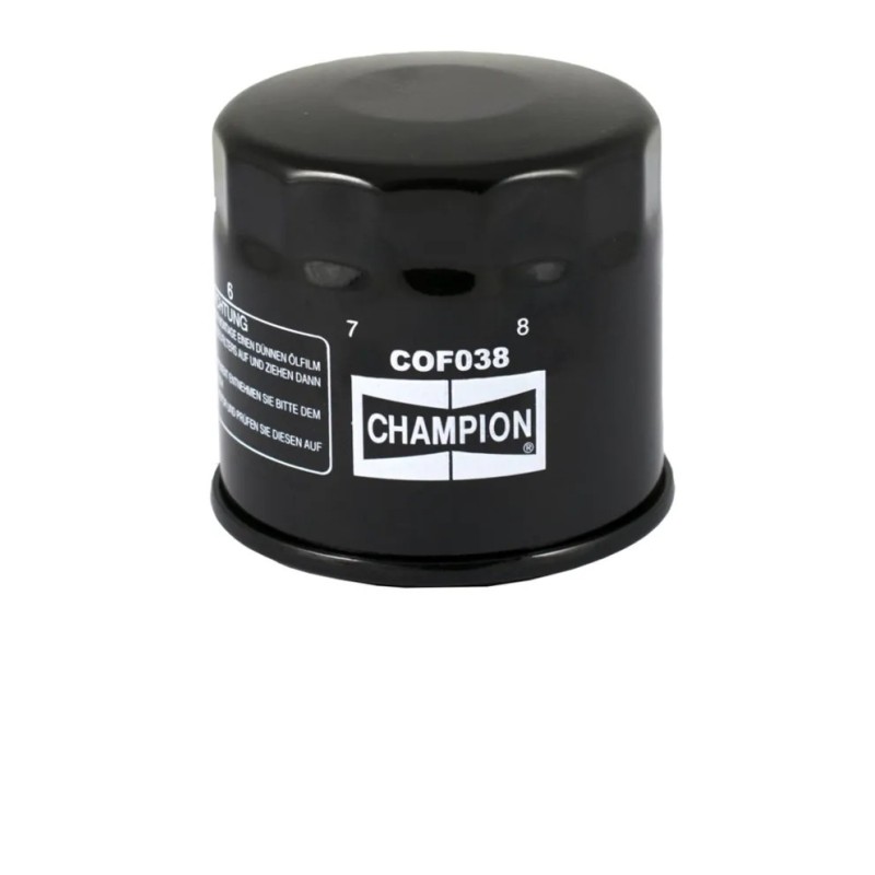 filtro de aceite champion para moto cof038