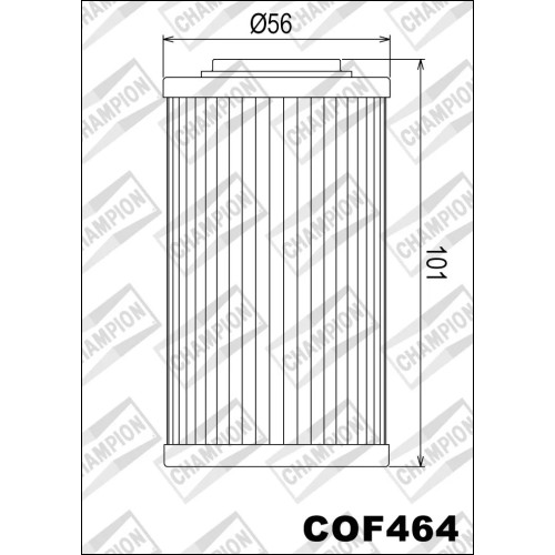 filtro de aceite champion para moto cof464