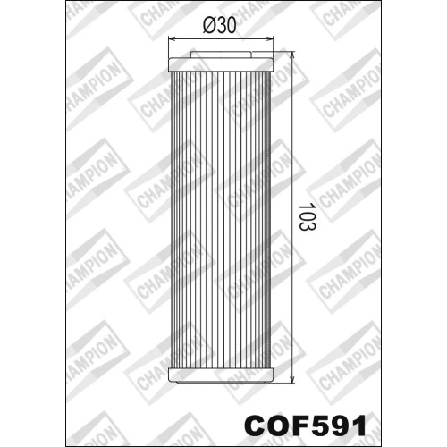 filtro de aceite champion para moto cof591