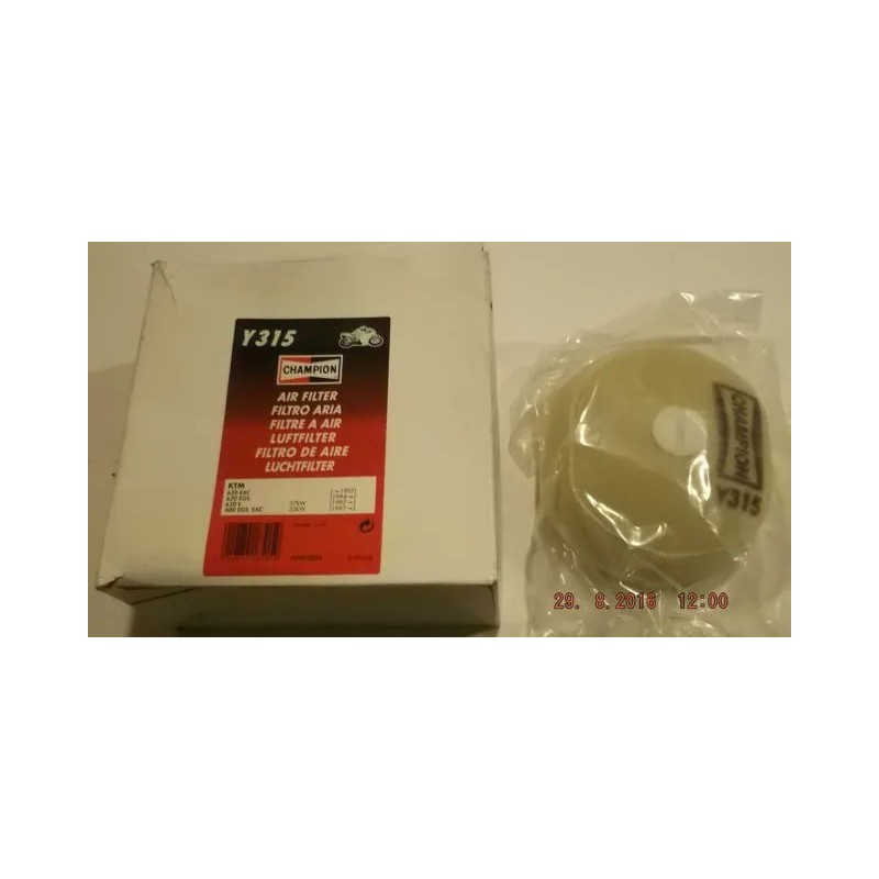 filtro de aire champion y315 para ktm 400 620 94 00