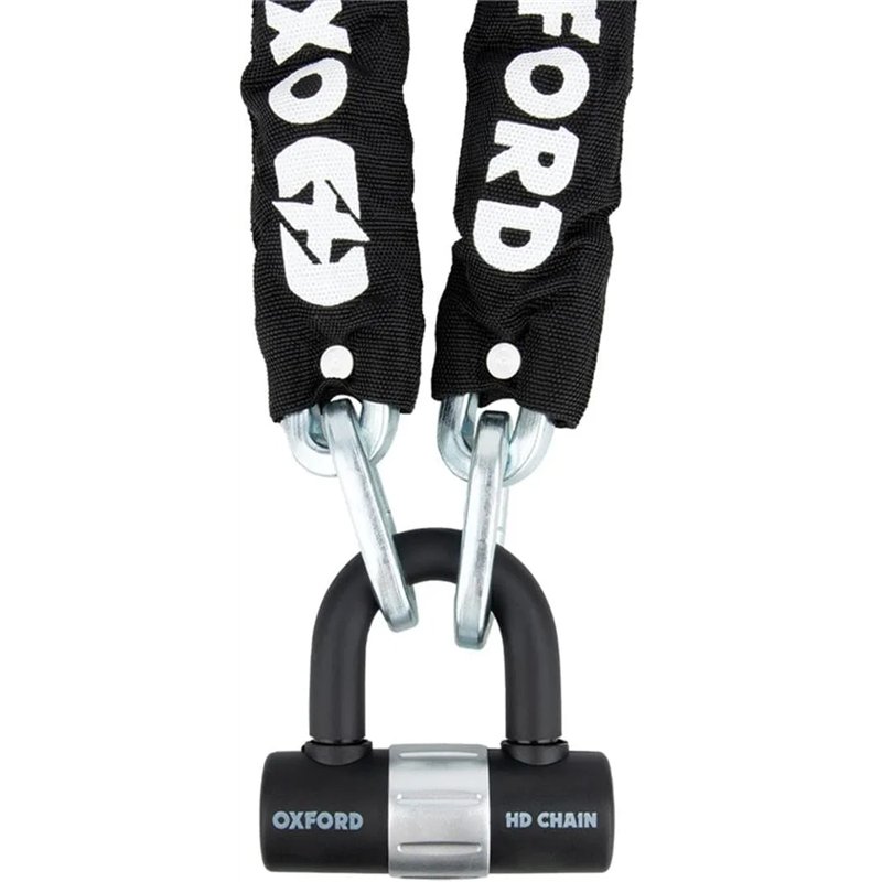 Cadena antirrobo moto Oxford OF160 HD Chain Lock 9 mm x 1,5 m