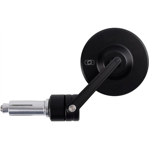 Espejo retrovisor bar end Oxford Circle 360 OX508 negro para manillar 22 mm moto