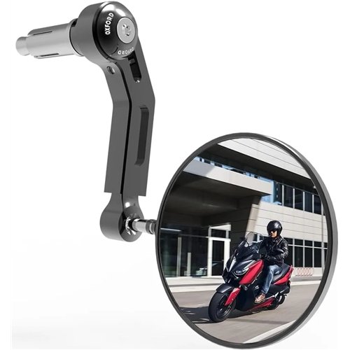 Espejo retrovisor bar end Oxford Premium Aluminium Mirror OX710 para manillar 22 mm moto