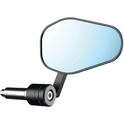 Espejo retrovisor bar end Oxford Shield 360 OX510 negro para manillar 22 mm moto